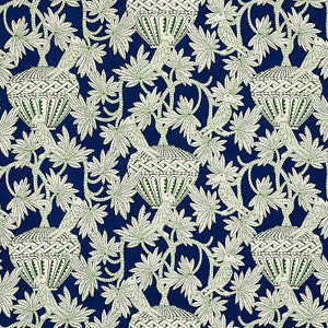 Schumacher Fabric Santarem Navy 179940
