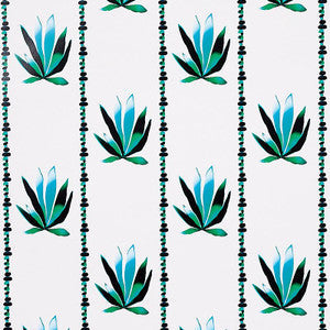 Schumacher Wallpaper Agave Stripe Lanai 5012680