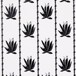 Schumacher Wallpaper Agave Stripe Parchment 5012681