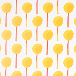 Schumacher Wallpaper Topiary Marigold 5012700