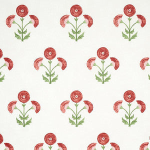 Schumacher Wallpaper Saranda Flower Cardinal 5012410