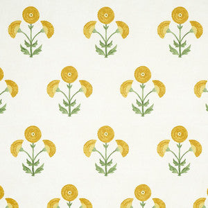 Schumacher Wallpaper Saranda Flower Marigold 5012411