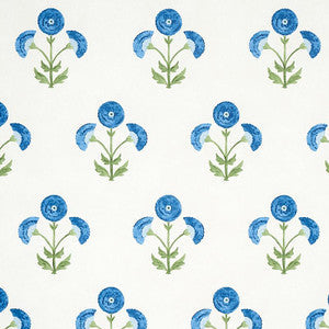 Schumacher Wallpaper Saranda Flower Royal 5012412