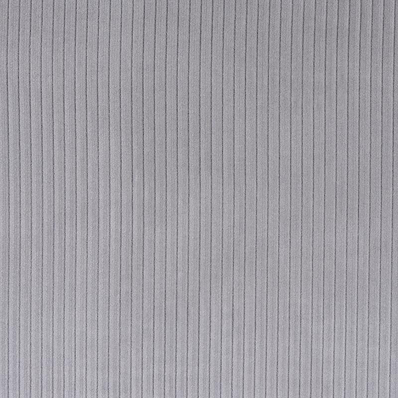Wyatt Corduroy Steel Grey 80451 by Schumacher Designer Fabric Perfect Basics: Velvet - Swanky Fabrics -