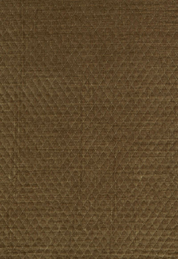 Paley Quilted Velvet Praline 66921 by Schumacher Designer Fabric Chroma 70% Cotton, 16% Polyester, 14% Polypropylene Martindale 40,000 Horizontal: 1 and Vertical: 1.5 55 - Swanky Fabrics -