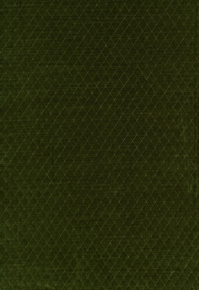 Paley Quilted Velvet Loden 66923 by Schumacher Designer Fabric Chroma 70% Cotton, 16% Polyester, 14% Polypropylene Martindale 40,000 Horizontal: 1 and Vertical: 1.5 55 - Swanky Fabrics -