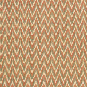 Schumacher Fabric Adari Cotton Ikat Sienna 66940