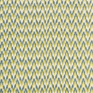 Schumacher Fabric Adari Cotton Ikat Citron 66942