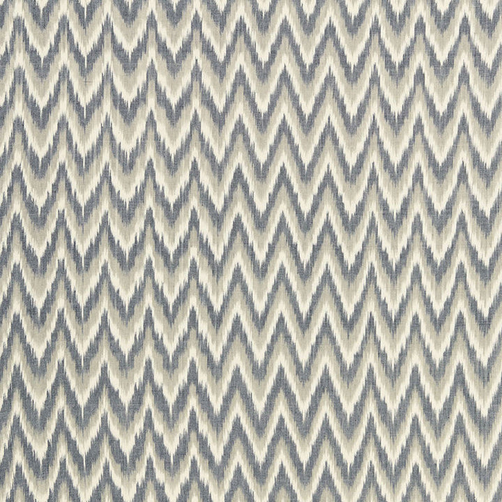 Adari Cotton Ikat Stone 66943 by Schumacher Designer Fabric CHROMA See Sample INDIA LIGHT DUTY </p><p>Repeat: Horizontal: 2 3/8" (6CM) and Vertical: 2 1/2" (6CM) 52" WIDE (132CM) - Swanky Fabrics -
