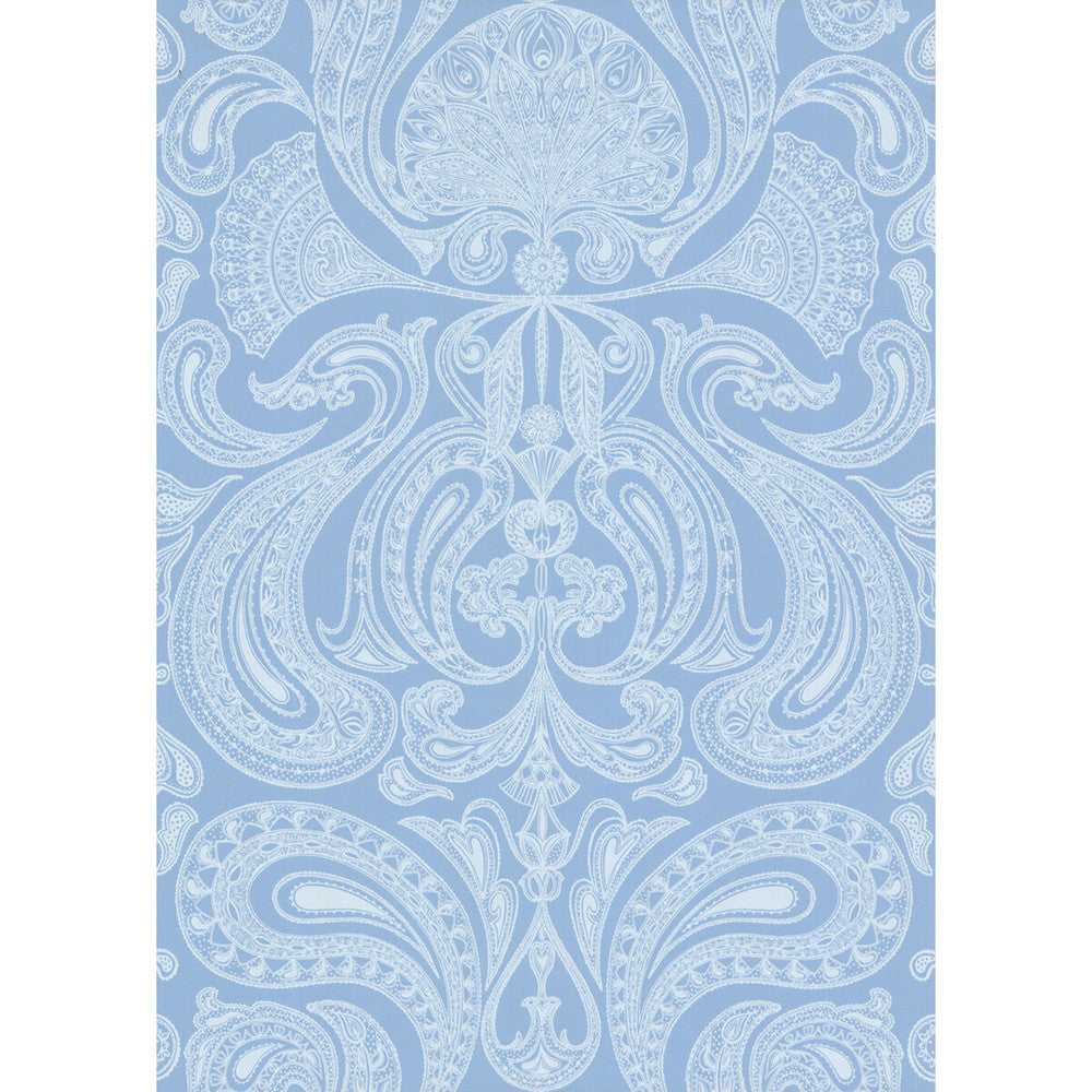 Malabar-W Pale Bl by Cole & Son Designer Wallcovering COLE & SON NEW CONTEMPORARY PAPER - 100% United Kingdom - Horizontal: 0 and Vertical: 28.5 20.5 - Swanky Fabrics -