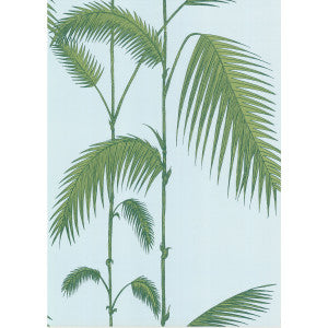 Cole & Son Wallpaper Palm Leaves Pale Bl