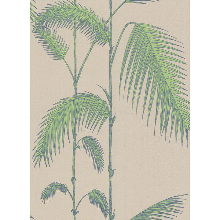 Palm Leaves Taupe/G by Cole & Son Designer Wallcovering COLE & SON NEW CONTEMPORARY PAPER - 100% United Kingdom - Horizontal: 0 and Vertical: 28.5 20.5 - Swanky Fabrics -