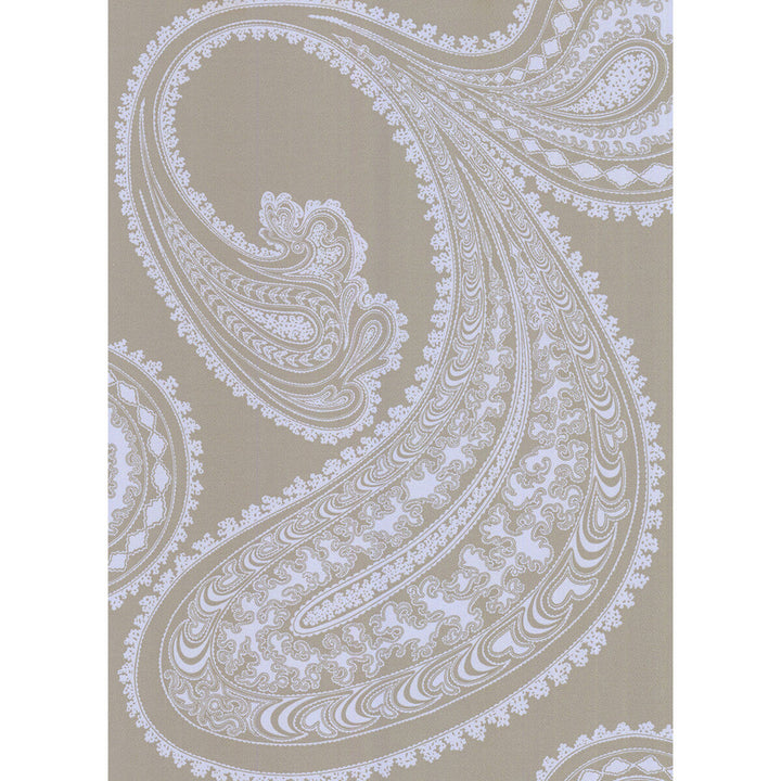 Rajapur Pale Bl/Tpe by Cole & Son Designer Wallcovering COLE & SON NEW CONTEMPORARY PAPER - 100% United Kingdom - Horizontal: 0 and Vertical: 28.5 20.5 - Swanky Fabrics -
