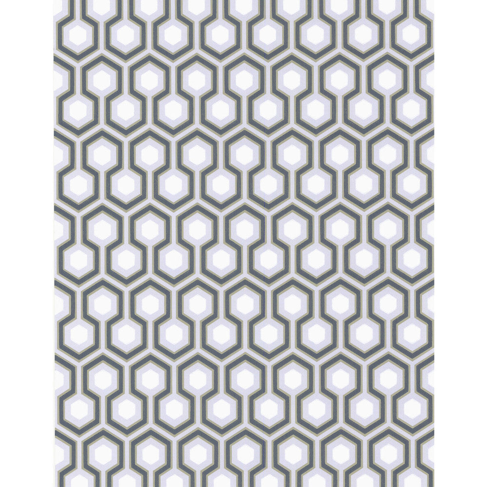 Hicks' Hexagon Sage/Gr by Cole & Son Designer Wallcovering COLE & SON NEW CONTEMPORARY PAPER - 100% United Kingdom Horizontal: 20.5 and Vertical: 4 20.5 - Swanky Fabrics -