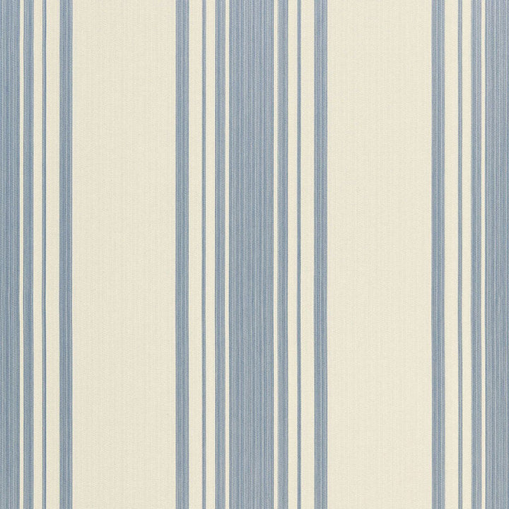 Carnegie Cotton Stripe Delft 67022 by Schumacher Designer Fabric CHROMA See Sample INDIA . </p><p>Repeat: Horizontal: 13 1/2" (34CM) and Vertical: - 54" WIDE (137CM) - Swanky Fabrics -