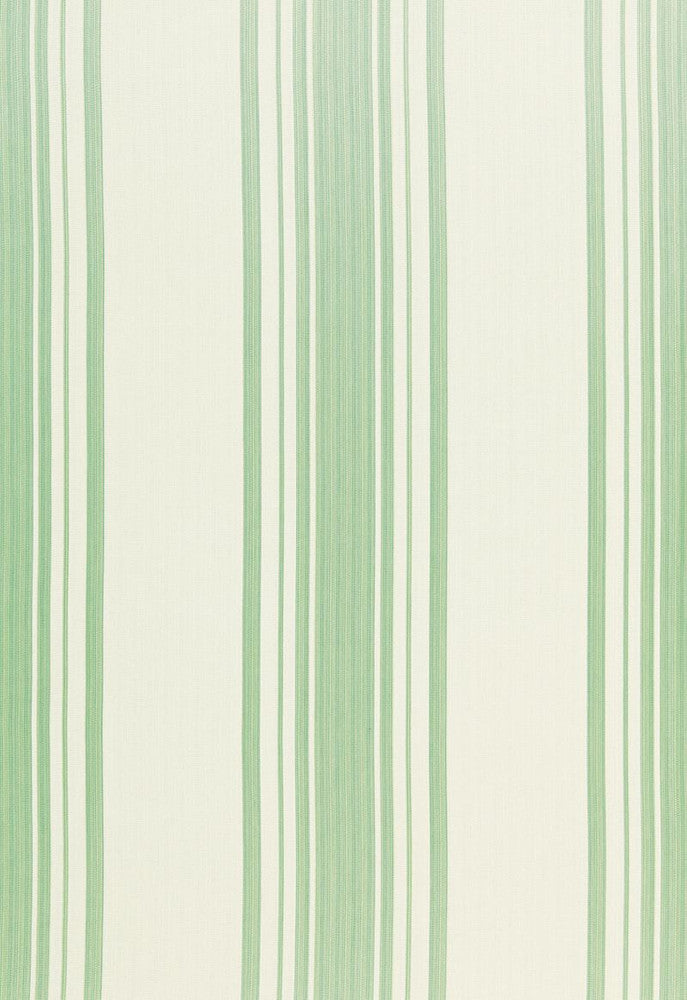 Carnegie Cotton Stripe Robin's Egg 67023 by Schumacher Designer Fabric Chroma 100% Cotton Martindale 35,000 Horizontal: 13.5 and Vertical: - 54 - Swanky Fabrics -