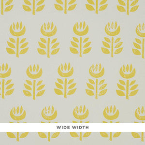 Schumacher Wallpaper Rosenborg Yellow 5011331