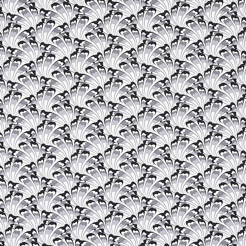 Gotham Swing Charcoal 5012530 by Schumacher Designer Wallpaper Cristina Buckley 27.0" - Swanky Fabrics -