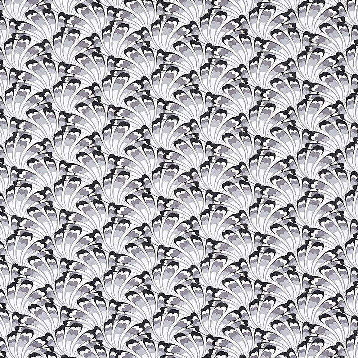 Gotham Swing Charcoal 5012530 by Schumacher Designer Wallpaper Cristina Buckley 27.0" - Swanky Fabrics -