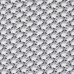 Schumacher Wallpaper Gotham Swing Charcoal 5012530