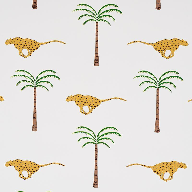 A Wild Desert Dream Safari 5012540 by Schumacher Designer Wallpaper Cristina Buckley 13.5" - Swanky Fabrics -