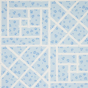Schumacher Wallpaper Fancy Beast Sky Blue 5012562