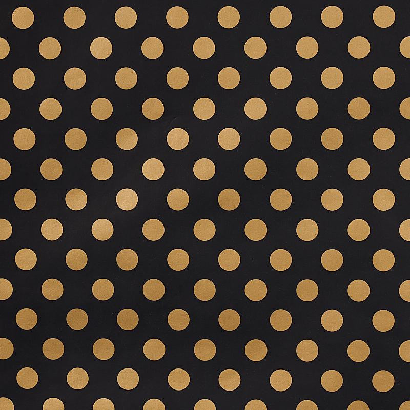 Lady Black & Gold 5012612 by Schumacher Designer Wallpaper Cristina Buckley 2.0" - Swanky Fabrics -