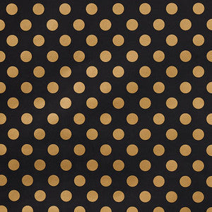 Schumacher Wallpaper Lady Black & Gold 5012612