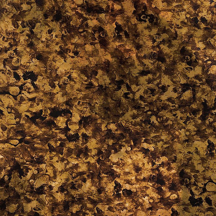 Xanadu Metallic Vintage Gold 5012800 by Schumacher Designer Wallpaper Cristina Buckley 27.0" - Swanky Fabrics -