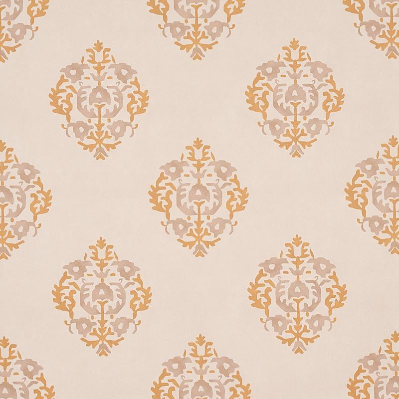 Constantine Natural & Ocher 5012880 by Schumacher Designer Wallpaper Cabana 18.0" - Swanky Fabrics -
