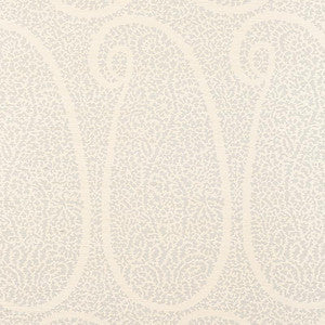 Schumacher Wallpaper Ambala Paisley Sisal Slate 5013031
