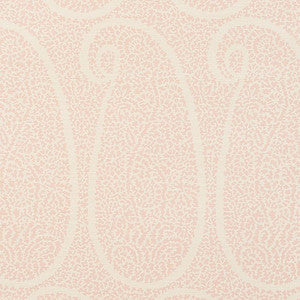 Schumacher Wallpaper Ambala Paisley Sisal Blush 5013032