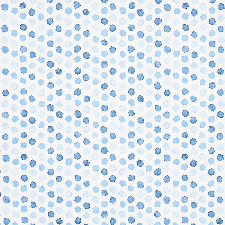 Mini Bursts Blues 5013100 by Schumacher Designer Wallpaper Perennial Favorites 13.5" - Swanky Fabrics -