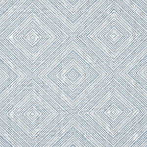 Schumacher Fabric Tortola Indoor/Outdoor Sky 62845