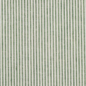 Schumacher Fabric Wesley Ticking Stripe Green 65986