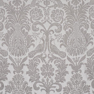 Schumacher Fabric Anna Damask Grey 68436