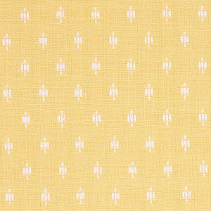 Schumacher Fabric Barlow Ivory On Yellow 75534