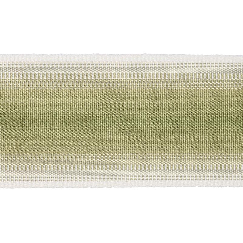 Belton Tape Green 75596 by Schumacher Designer Trim New Traditional - Swanky Fabrics -