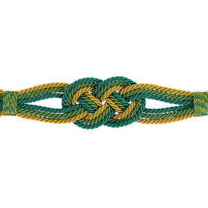 Schumacher Trim Mounia Tie Back Peacock 79852