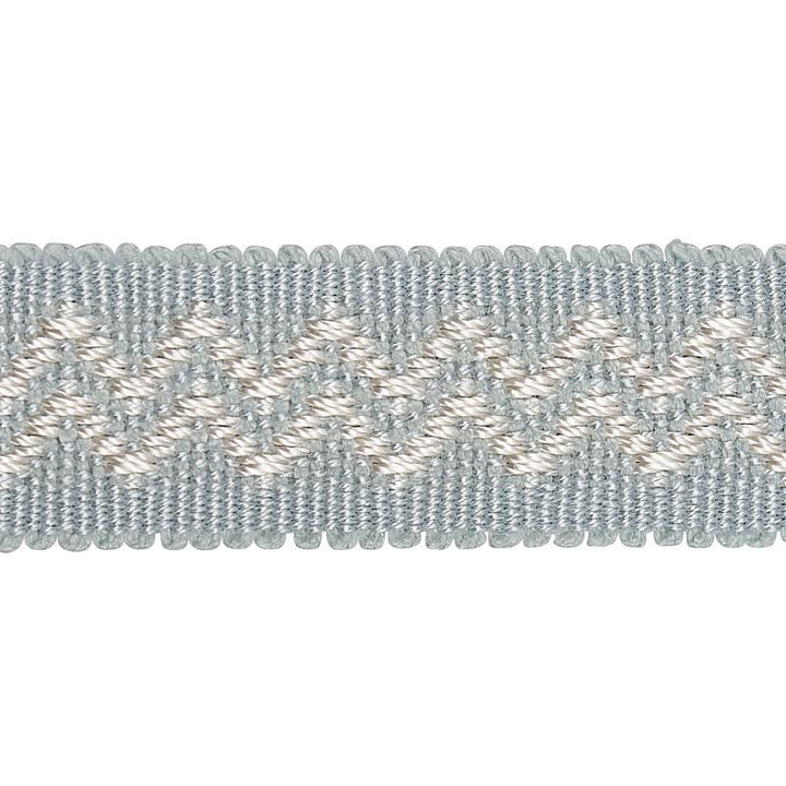 Ebba Tape Sky 80290 by Schumacher Designer Trim New Traditional - Swanky Fabrics -
