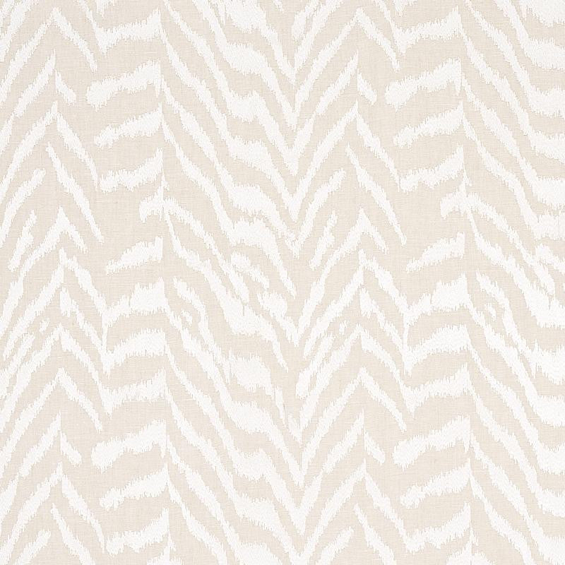 Quincy Embroidery On Linen White 80670 by Schumacher Designer Fabric Perennial Favorites 17.33" - Swanky Fabrics -