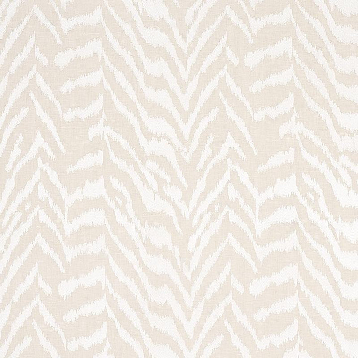 Quincy Embroidery On Linen White 80670 by Schumacher Designer Fabric Perennial Favorites 17.33" - Swanky Fabrics -