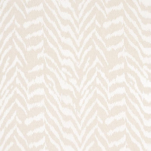 Schumacher Fabric Quincy Embroidery On Linen White 80670