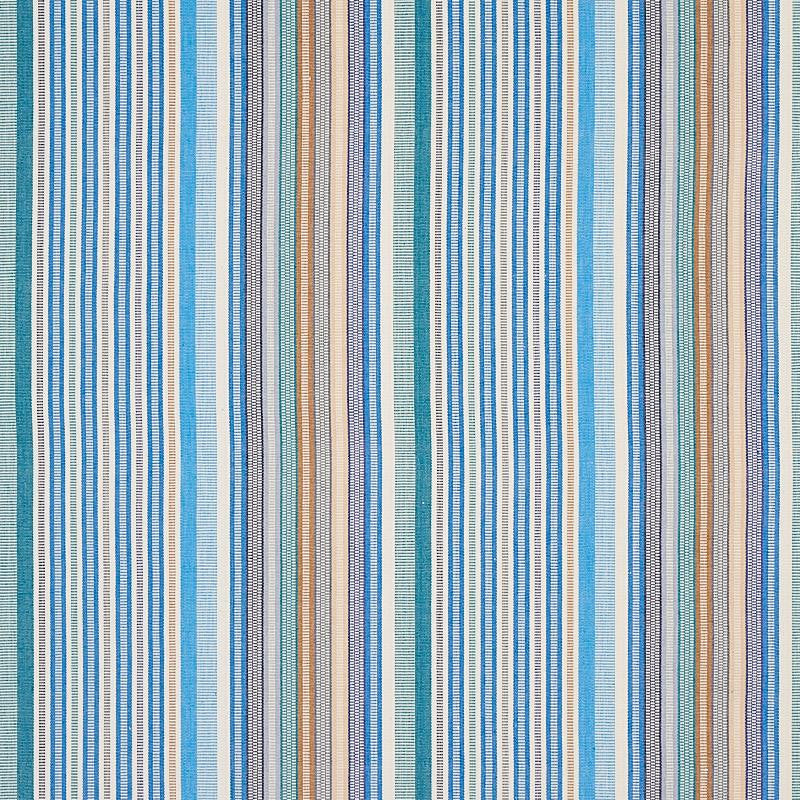 Ripple Hand Woven Stripe Surf 80821 by Schumacher Designer Fabric A Rum Fellow Hand Wovens 15.0" - Swanky Fabrics -