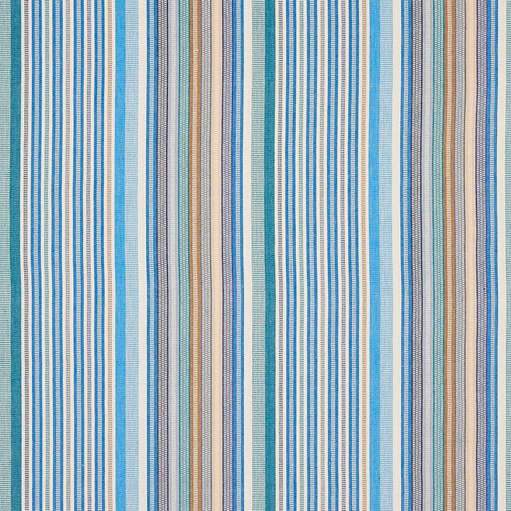 Ripple Hand Woven Stripe Surf 80821 by Schumacher Designer Fabric A Rum Fellow Hand Wovens 15.0" - Swanky Fabrics -