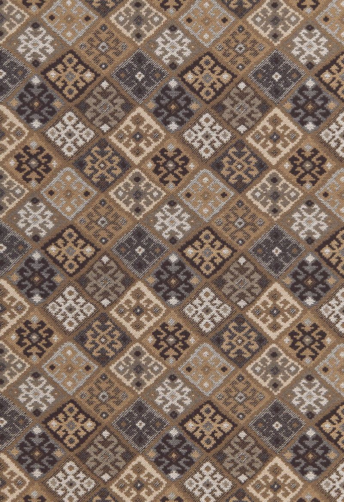 Kilim Weave Buckskin 67140 by Schumacher Designer Fabric Luxe-Lodge 37% Polyacrylic, 23% Wool, 22% Cotton, 9% Alpaca Martindale 23,000 Horizontal: 10.75 and Vertical: 13.75 53.5 - Swanky Fabrics -