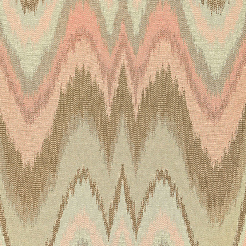Bargello Blush Conch 67171 by Schumacher Designer Fabric MARY MCDONALD COTTON 67% VISCOSE 33% ITALY MARTINDALE 12,000 </p><p>Repeat: Horizontal: 26 7/8" (68CM) and Vertical: 29 1/2" (75CM) 53.625 - Swanky Fabrics -