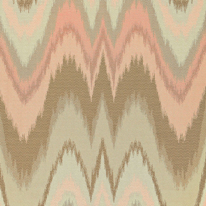 Bargello Blush Conch 67171 by Schumacher Designer Fabric MARY MCDONALD COTTON 67% VISCOSE 33% ITALY MARTINDALE 12,000 </p><p>Repeat: Horizontal: 26 7/8" (68CM) and Vertical: 29 1/2" (75CM) 53.625 - Swanky Fabrics -