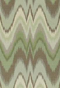 Schumacher Fabric Bargello Aquamarine 67172