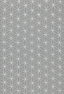 Schumacher Fabric Kaleidoscope Smoke 67210